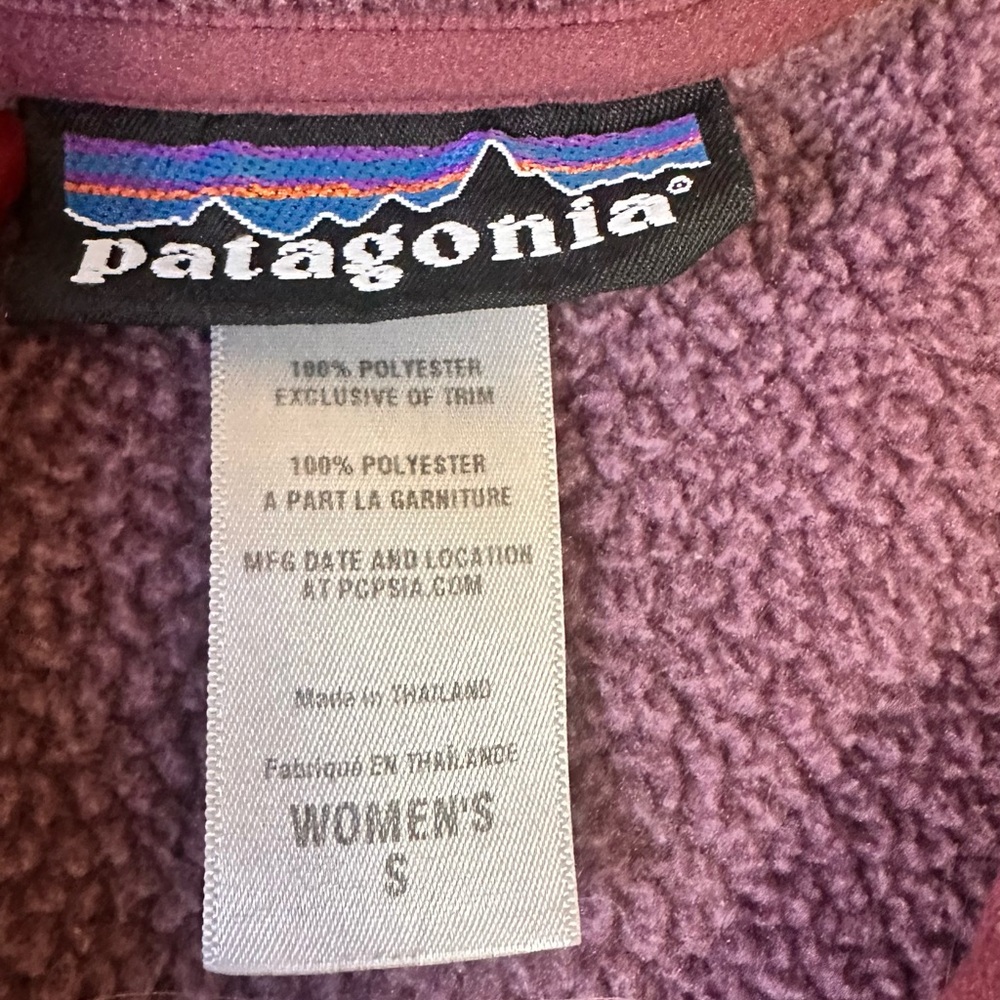 Patagonia Women's Purple Quarterzip - Picture 4 of 6
